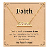 Mountain 201 Stainless Steel Mustard Seed Pendant Necklaces for Women WG511AE-03-1
