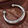 304 Stainless Steel Cuff Bangles BJEW-S161-05P-1