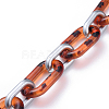 Handmade Transparent  Acrylic Cable Chains AJEW-JB00610-6