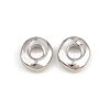 Brass European Beads KK-CBA78C7-33A-P-1