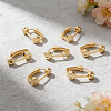 20Pcs 304 Stainless Steel Clip-on Earring Converters Findings STAS-SC0021-49-6