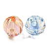 UV Plating Transparent Acrylic Beads MACR-D024-08-2