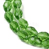 Transparent Glass Beads Strands EGLA-N013-T8mm-D14-3