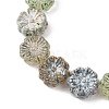 Painted Glass Beads Strands GLAA-B037-12A-12A-3