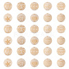 100Pcs 10 Style Unfinished Natural Wood European Beads WOOD-TA0001-55-2