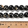 Assembled Synthetic Stone and Trochus Shell Beads Strands G-B128-08D-04-4