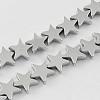 Non-magnetic Synthetic Hematite Beads Strands G-Q887-6x6mm-M-3