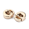Alloy Spring Cord Locks FIND-WH0110-063G-2