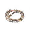 Natural Rhodonite Beads Strands X-G-G828-02-6mm-2