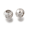 925 Sterling Silver Cubic Zirconia European Beads STER-F061-08P-1