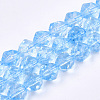 Synthetic Quartz Crystal Beads Strands G-T108-29C-1
