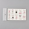 Removable Kitten Temporary Tattoos AJEW-WH0061-B07-1