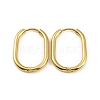 Ion Plating(IP) 304 Stainless Steel Oval Hoop Earrings EJEW-M218-02C-G-1