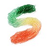 Transparent Painted Glass Beads Strands X1-DGLA-A034-T8mm-A04-1
