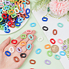   330pcs 11 Colors Acrylic Linking Rings SACR-PH0001-05-3