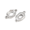 304 Stainless Steel Connector Cabochon Settings STAS-L303-29P-2