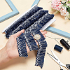 Ethnic Style Two Tone Polyester Tassel Ribbon OCOR-WH0068-79-3