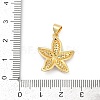 Brass Micro Pave Cubic Zirconia Pendants KK-D317-074G-3