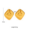 304 Stainless Steel Stud Earrings WG29ED6-01-1