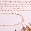 Natural Sunstone Chips Beaded Chains CHC-SZ0001-62D-4