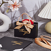 4Pcs Rectangle Paper Wrapping Handle Bags with Ribbon CARB-LP0001-46-1