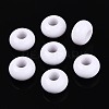 Independence Day Opaque Acrylic European Beads SACR-N019-03M1-4
