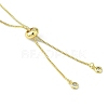Rack Plating Brass Box Chain Slider Bracelets MAK-YW0001-04G-2