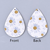 PU Leather Big Pendants X-FIND-T058-B14-1