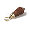 Synthetic Goldstone Pointed Pendants G-P474-02G-01-3