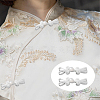 30Pcs 3 Colors Handmade Chinese Frog Knot Buttons Sets AJEW-CY0001-49-6