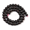 Round Natural Garnet Beads Strands X-G-D751-8mm-3
