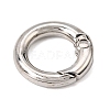 Alloy Spring Ring Clasps AL-CBAAE66-01P-2