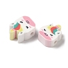 Handmade Polymer Clay Beads X-CLAY-H005-17D-2