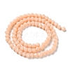 Opaque Solid Color Imitation Jade Glass Beads Strands EGLA-A039-P4mm-D06-2