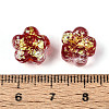 Handmade Foil Lampwork Beads Strands FOIL-T008-06I-4