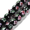 Handmade Lampwork Bumpy Beads Strands LAMP-A005-01A-1