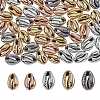 50Pcs 5 Colors Electroplated Shell Beads BSHE-SZ0001-09-1