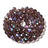 Electroplate Transparent Glass Beads Strands EGLA-A035-T10mm-L13-2