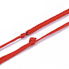 Nylon Cord Necklace Making MAK-T005-04C-3