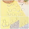 12Pcs 6 Style Alloy Open Back Bezel Pendants FIND-YW0007-36-4