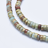 Natural Aqua Terra Jasper Beads Strands G-E444-17-6mm-3