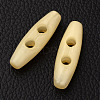 2-Hole Resin Toggle Buttons BUTT-L006-M-2
