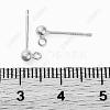 925 Sterling Silver Studs Earrings Findings STER-K182-01S-2