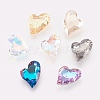 K9 Glass Rhinestone Pendants GLAA-F083-01A-1