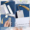 Fingerinspire DIY Blank Bookmark Making Kit STAS-FG0001-05-4