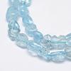 Natural Aquamarine Beads Strands G-F521-39-3