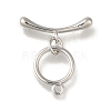 Brass Toggle Clasps KK-H480-02P-3
