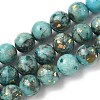 Dyed Natural Dolomite Beads Strands G-D337-8mm-D01-2