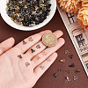 300Pcs 5 Colors Brass Interlocking Clasps FIND-GO0002-45-7