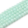 Natural Malaysia Jade Beads Strands G-A146-4mm-B06-01-1